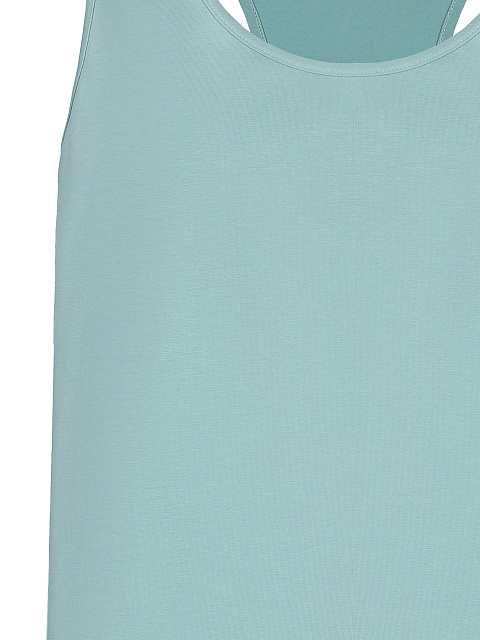 Голубая майка из хлопка, 3