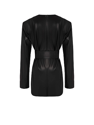 Платье-мини из кожи, 2