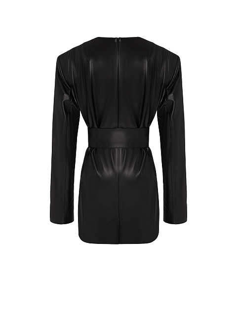Платье-мини из кожи, 2