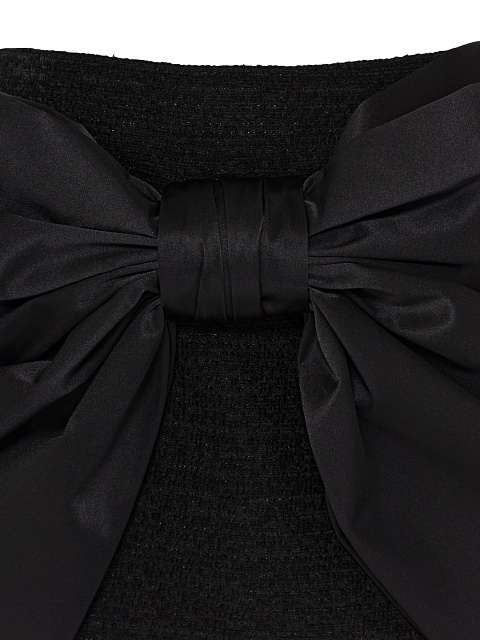 Юбка-мини из твида с бантом, 5