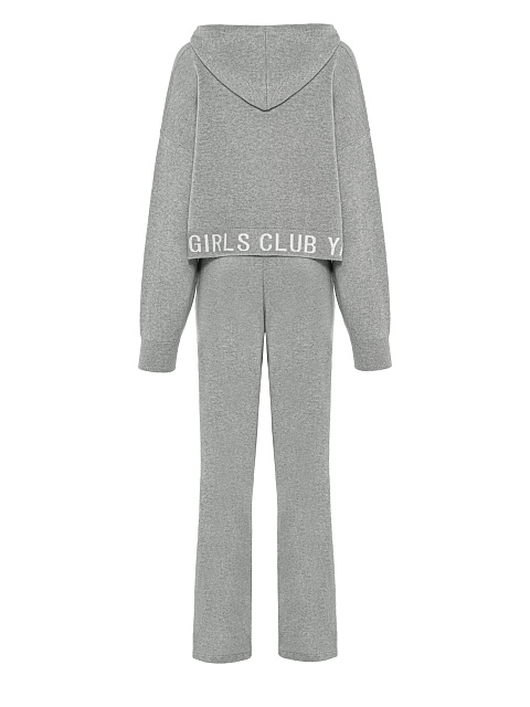 Серый трикотажный костюм Hot Girls Club, 2