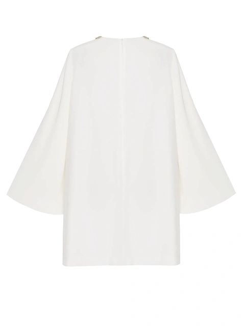 Платье-мини из шелка с вышивкой, 2 Платье-мини из шелка с вышивкой, 2