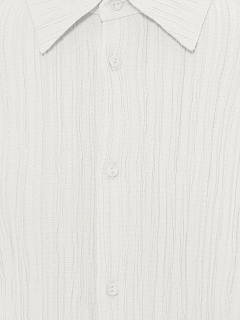 Белый комплект из рубашки и брюк, 5