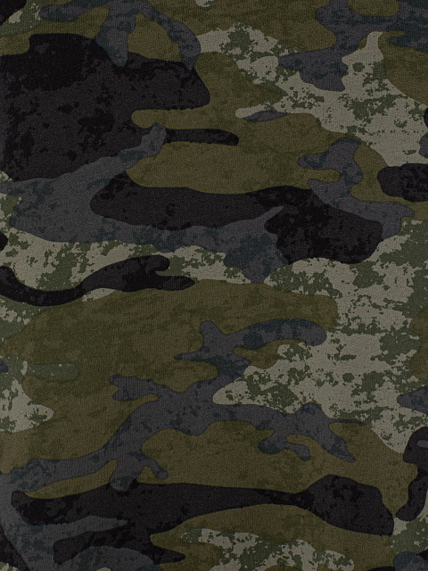 Хлопковая майка с камуфляжным принтом, 3