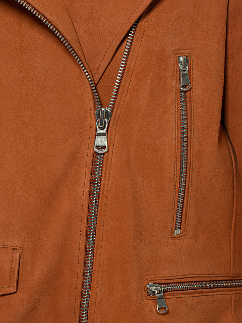 Коричневая замшевая косуха, 4 Коричневая замшевая косуха, 4