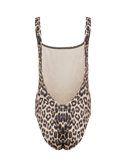 Леопардовый купальник со стразами, 2