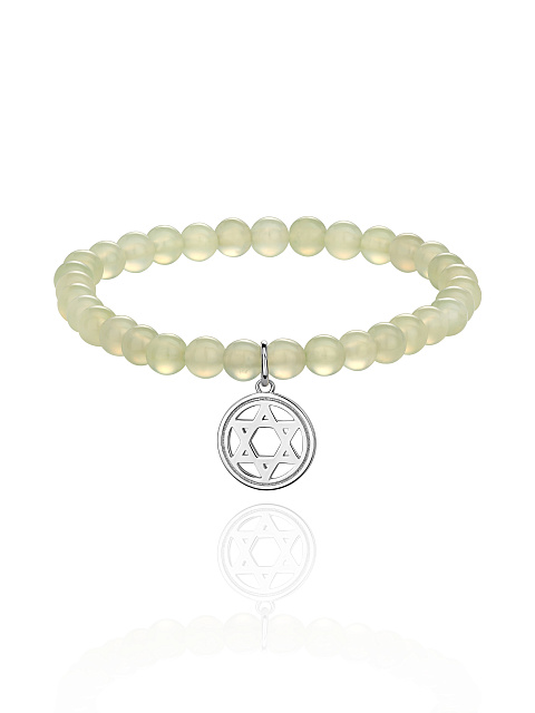 Браслет из серебра и жадеита, 1