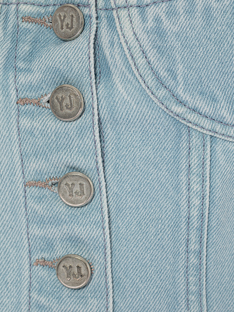 Голубой топ из денима, 3