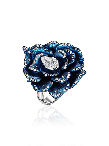 Кольцо из титана с бриллиантами, 1 Кольцо из титана с бриллиантами, 1