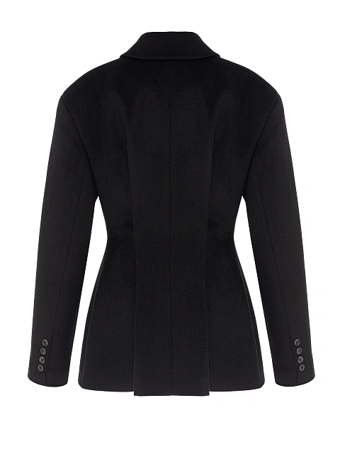 Черный шерстяной жакет, 2