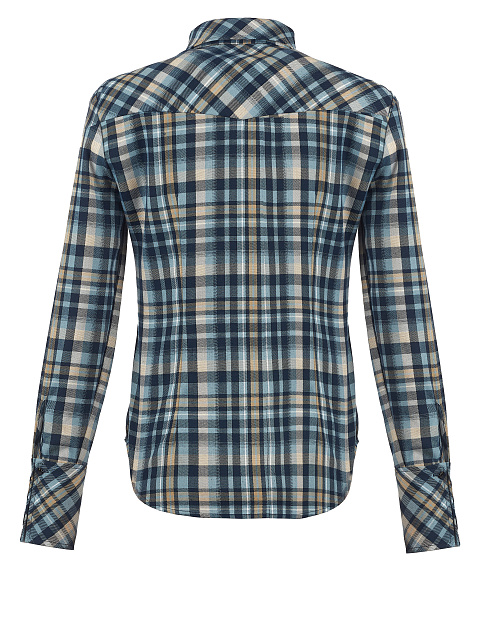 Синяя рубашка в клетку, 2 Синяя рубашка в клетку, 2