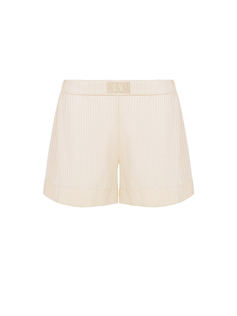 Бежевый шифоновый комплект из накидки и шорт, 4 Бежевый шифоновый комплект из накидки и шорт, 4