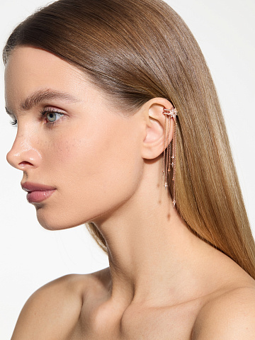 Кафф из розового золота с бриллиантами, 1