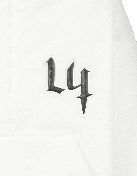 Белый спортивный костюм из ткани букле, 4