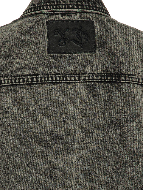 Серая куртка из вареного денима, 4