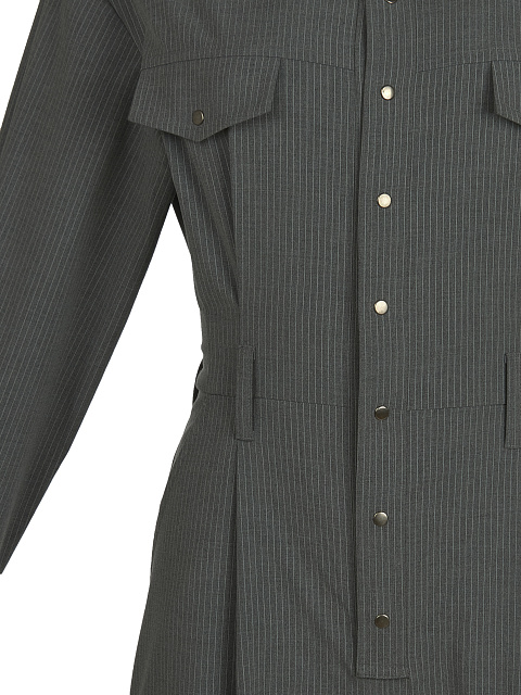 Темно-серый комбинезон в полоску, 3 Темно-серый комбинезон в полоску, 3