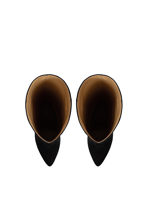 Черные замшевые сапоги, 4 Черные замшевые сапоги, 4