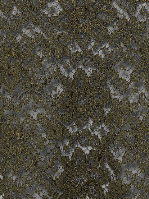 Топ цвета хаки из кружева, 3