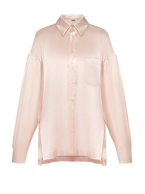 Розовая блузка из шелка, 1