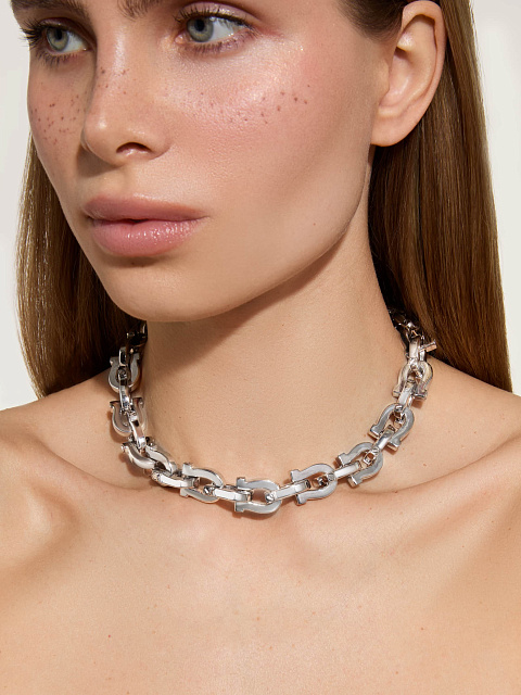 Колье-цепь из белого золота, 4 Колье-цепь из белого золота, 4