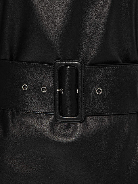 Платье-миди из кожи, 3