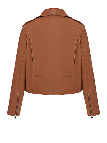 Коричневая кожаная косуха, 2