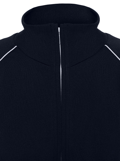 Темно-синий спортивный костюм из свитшота и юбки-мини, 4 Темно-синий спортивный костюм из свитшота и юбки-мини, 4