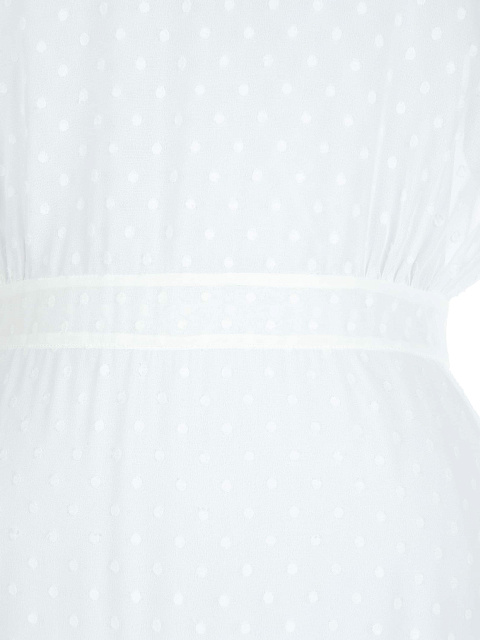 Белое шифоновое платье-макси, 4