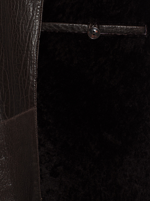 Коричневый бомбер из кожи, 5