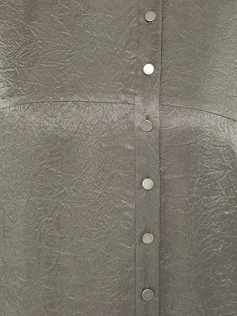 Серо-зеленое платье из шелка, 3