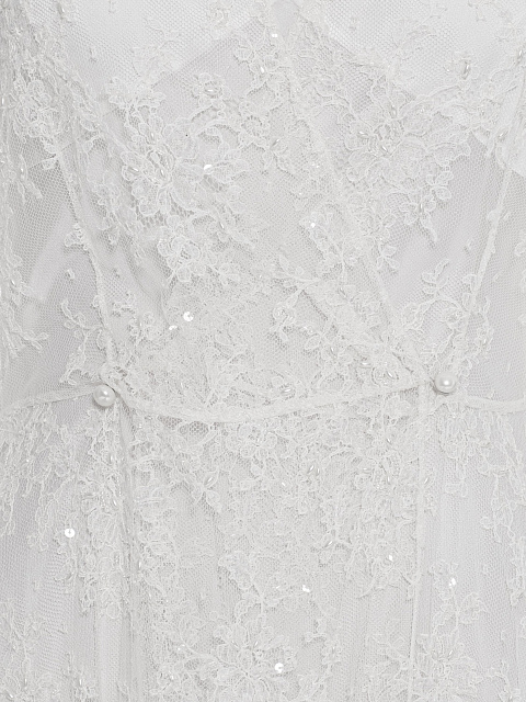 Белое платье-миди из кружева, 4 Белое платье-миди из кружева, 4