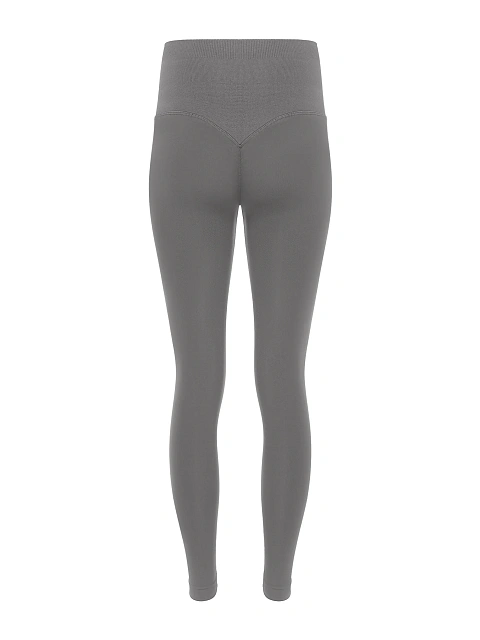 Серые леггинсы из трикотажа, 2