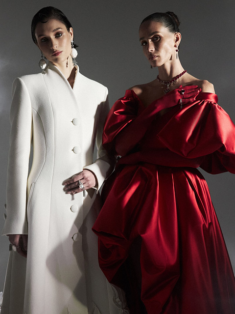 Белое пальто из кашемира, 7 Белое пальто из кашемира, 7