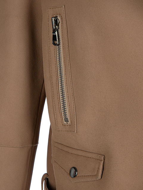 Коричневая дубленка из овчины, 3