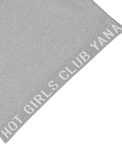 Серый трикотажный костюм Hot Girls Club, 5