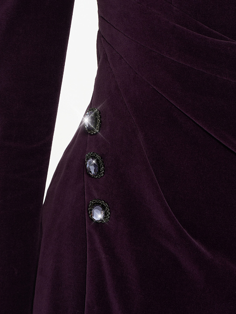 Фиолетовое бархатное платье, 3 Фиолетовое бархатное платье, 3