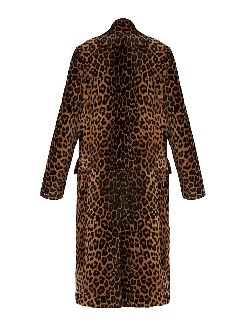 Леопардовое пальто из меха кенгуру, 2