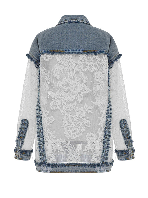 Рубашка из денима и кружева, 2