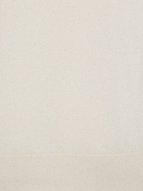 Мужской белый кашемировый свитер с высоким горлом, 3 Мужской белый кашемировый свитер с высоким горлом, 3