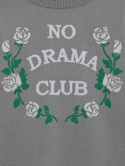 Серый свитер No Drama Club, 3