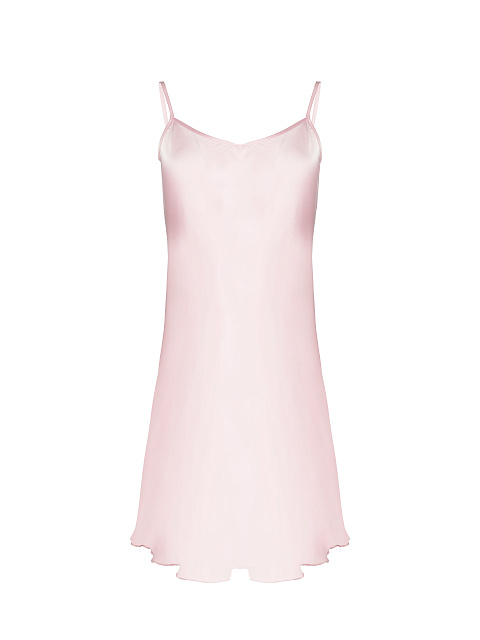 Розовое шифоновое платье-миди, 4