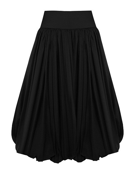 Черная юбка-миди из тафты, 2 Черная юбка-миди из тафты, 2