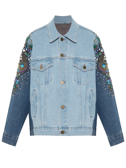 Объемная джинсовка с вышивкой, 1