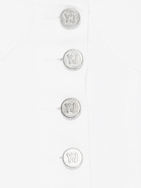 Белый топ из денима, 3