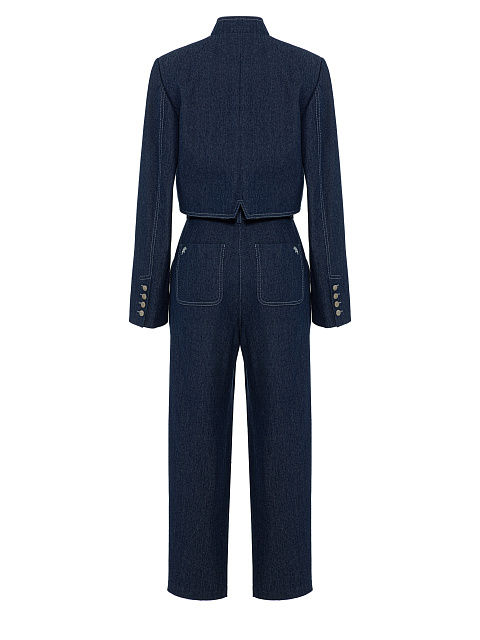 Синий костюм из денима, 2