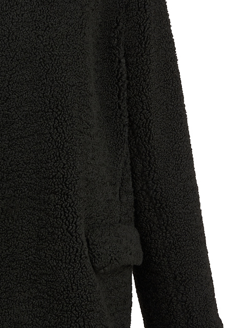 Черный жакет из эко-меха, 4