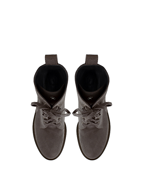 Графитовые ботинки из замши, 4 Графитовые ботинки из замши, 4