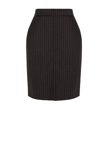 Серая юбка в полоску, 1