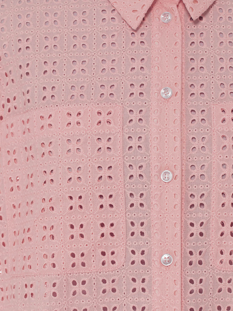Розовая рубашка из хлопка, 4 Розовая рубашка из хлопка, 4