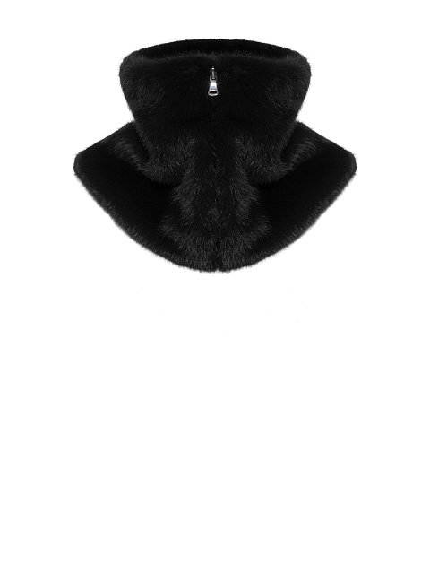 Черный воротник-шарф на молнии, 1